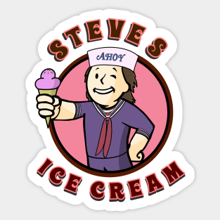 Stranger Steve’s Ice Cream Sticker